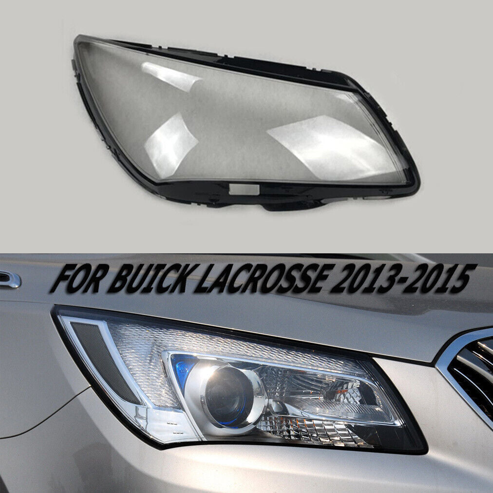 Transparent headlight cover for right lens of for Buick hockey car, 2013-2015 model.