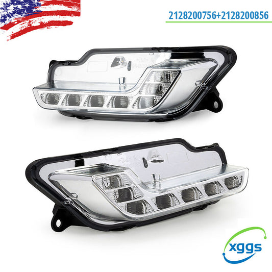 LED DRL Fog Light Lamp Clear for Mercedes Benz W212 E350 E550 E63 AMG 2010-2016