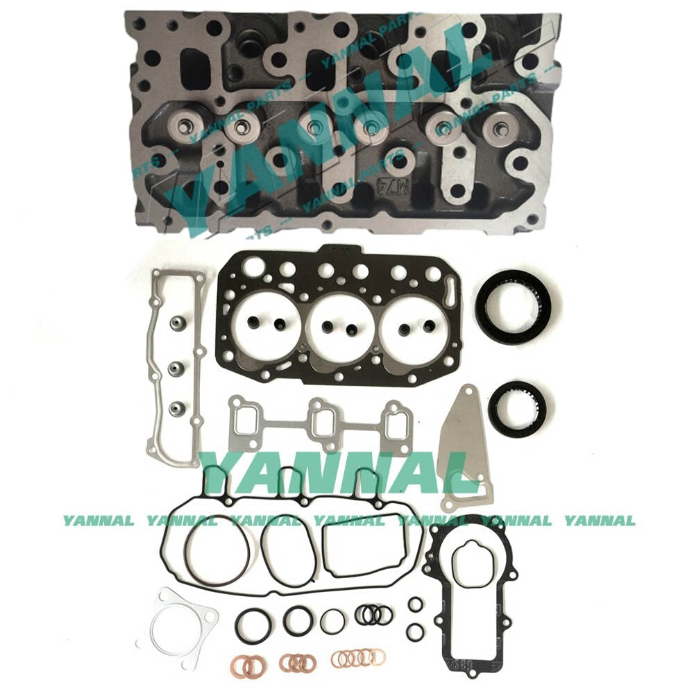 Complete cylinder head assy  full gasket kit for Yanmar 3TNM74 3TNM74F-SAKV