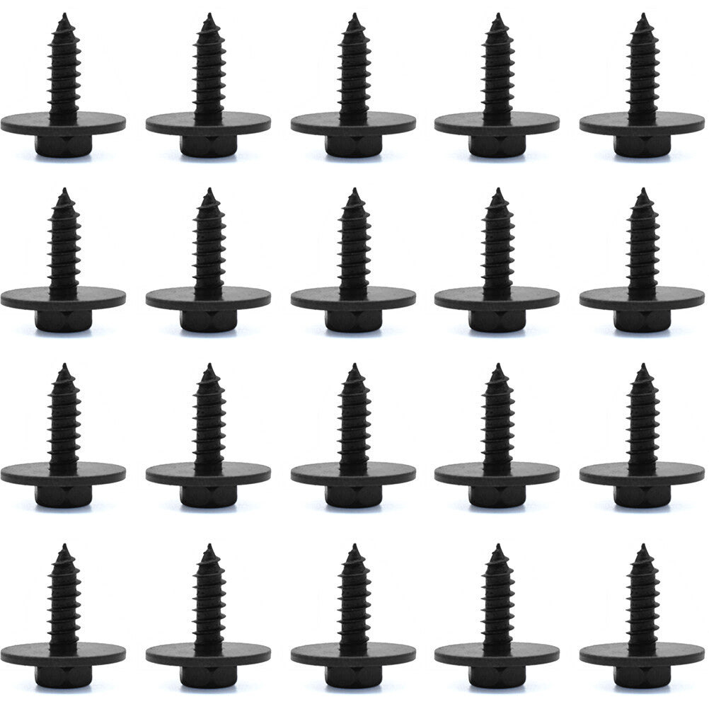 20 x screw body hex screw w/disc for Mercedes-Benz 4.8x19 mm