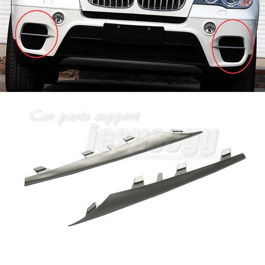 Left and Right Front Bumper Lateral Grille Trim Molding for BMW x5 E70 11-2014