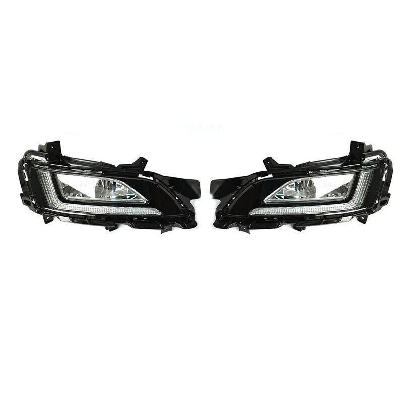 Pair for Hyundai for Tucson 2019-2020 Front bumper Fog lights daytime running lights
