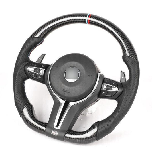 Carbon Fiber M Steering Wheel for BMW F10 F07 F11 F06 F12 F13 F01 F02 M5-M6