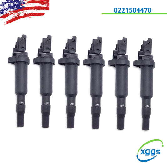 6-piece transmitter coil kit for BMW E46, E60, E85, E90. (Package number: 12137594937, 0221504470)