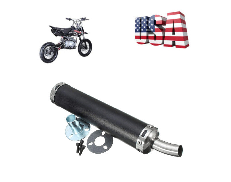 22mm Scooter Moped Modified Parts Motorcycle Street Dirt Pipe Silencer Racing