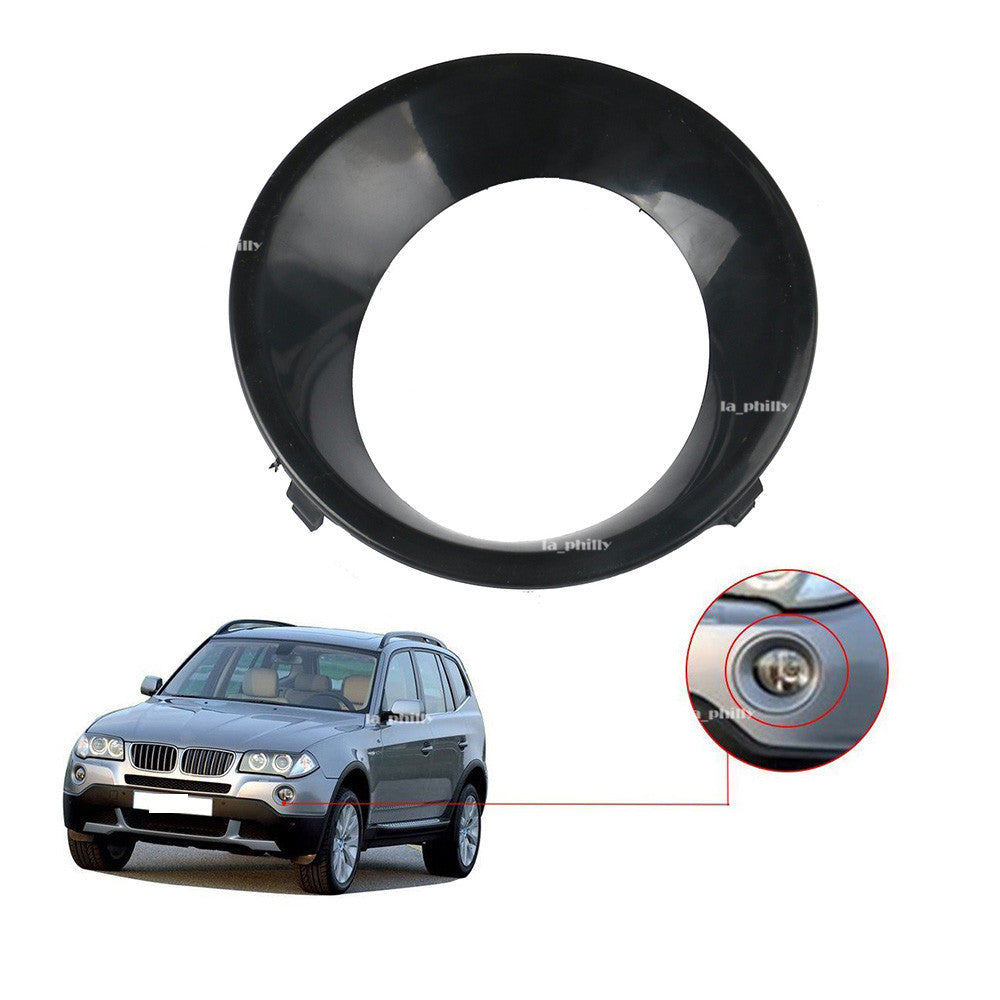 Left Side Fog Driving Light Primed Grill Trim Cover for BMW X3 E83 LCI 2007-2010