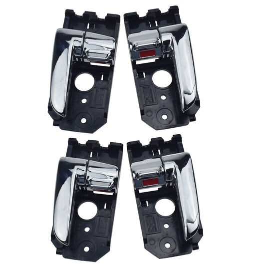 for Kia Spectra 2004-2006 Spectra5 4PCS Left  Right Inside Door Handles Chrome