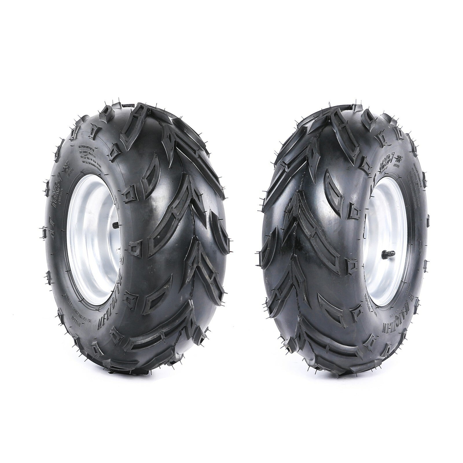 2-pack of 3 studs, 16x8-7 tires and rims, all-terrain vehicle, front and rear tires, 110cc/125cc, four-wheel go-kart.