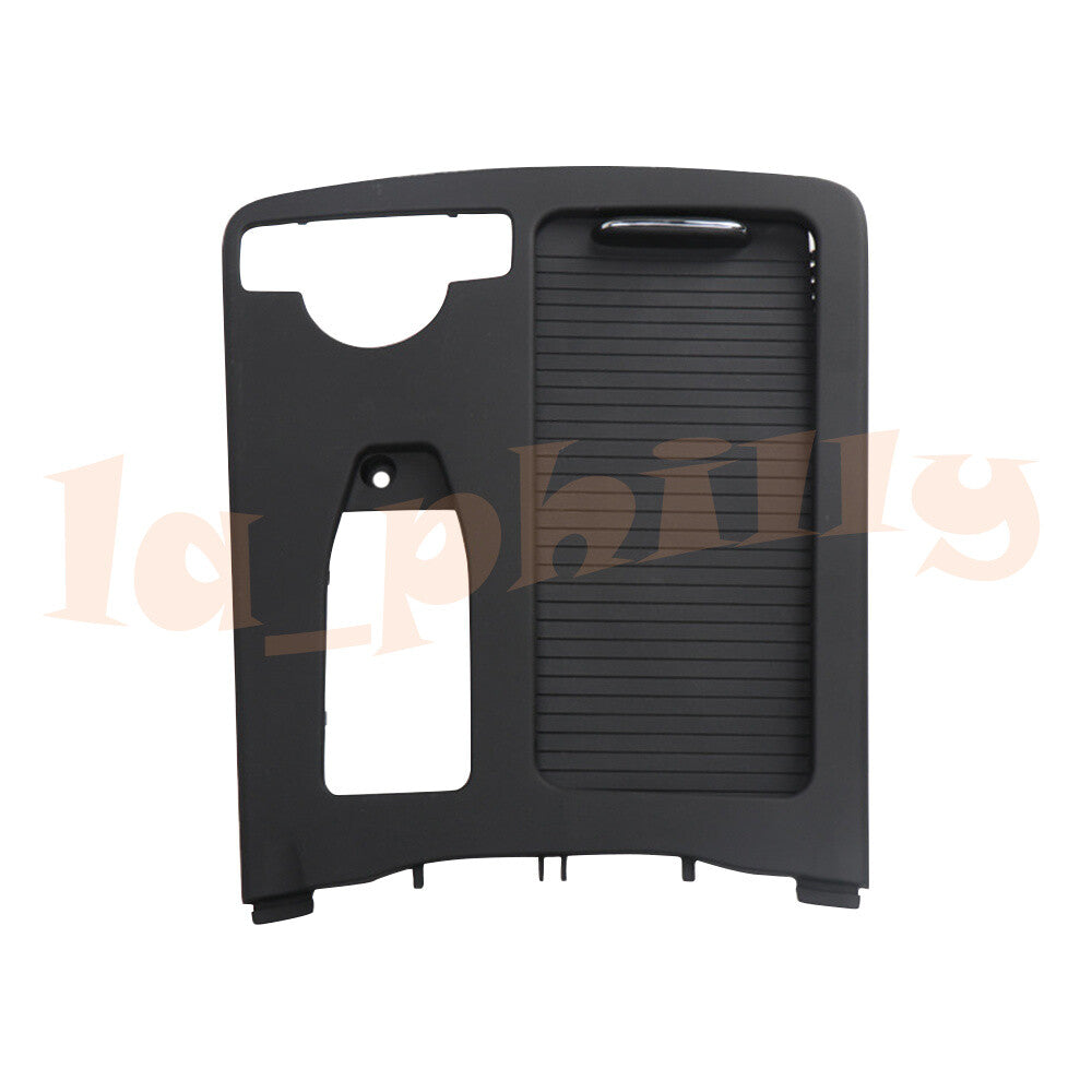 Black Center Console Cup Holder Trim Cover for Mercedes-Benz W205 W204