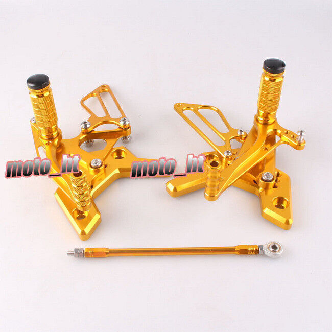 for Kawasaki Z750 2004 2005 2006 Black CNC Motorcycle Rearsets Foot pegs