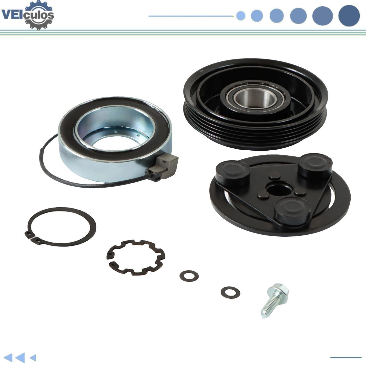 A/C Compressor Clutch Kit Assembly For 2002-2007 for Subaru Impreza 73111FE040 78664