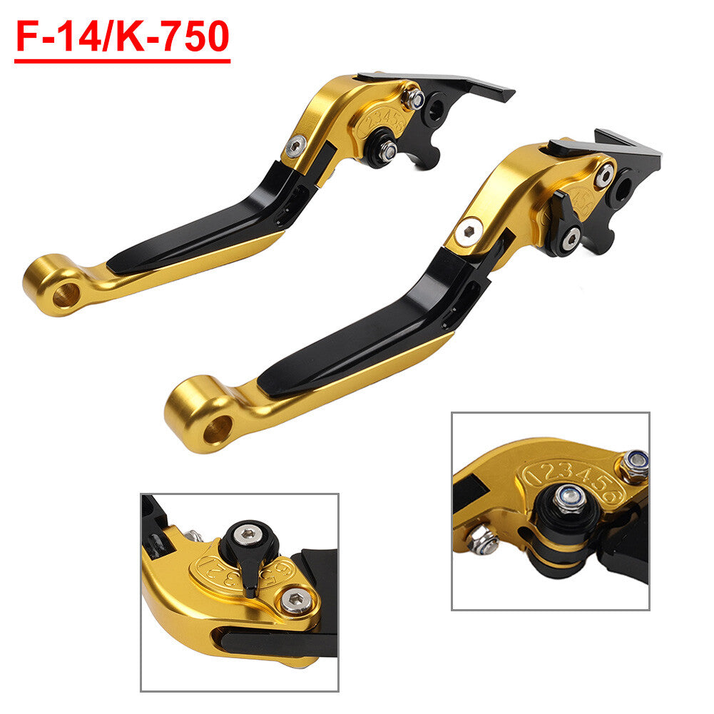 Fit for Kawasaki Ninja650R ER6F ER6N Folding Extendable Brake Brake Clutch Levers