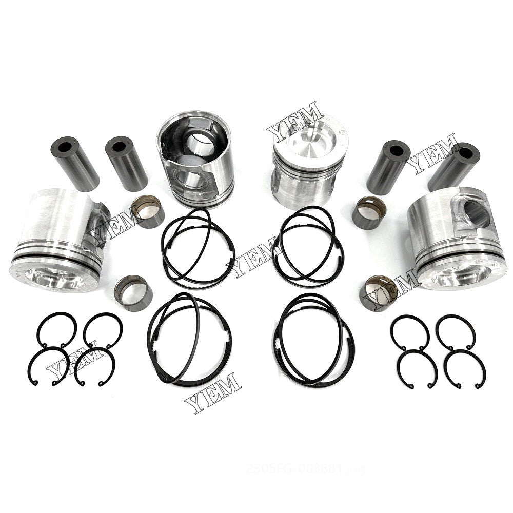 D5A-T Cylinder Piston Kit With Ring Fit for Volvo Excavator Diesel Engine