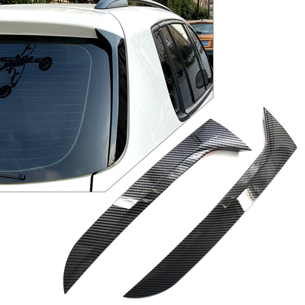 2x Rear Window Side Spoiler Canard Splitter Trim for VW for Tiguan MK1 2007-2016