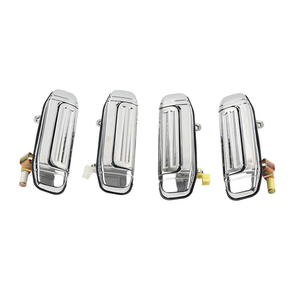 4PC Front Rear LH RH Outer Door Handle for Mitsubishi Pajero 92-98 Montero 92-00