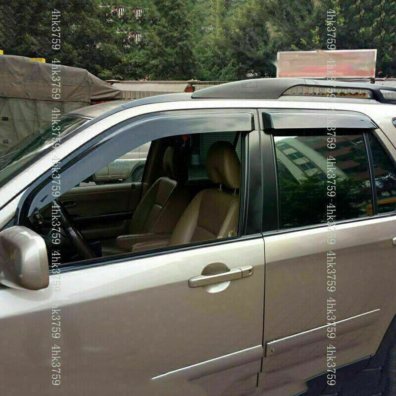 for Honda CRV CR-V 2002-2006 Black Side Window Visor Vent Shade Sun Rain Guard4
