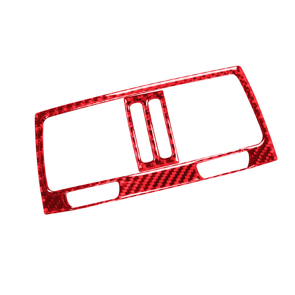 Red Carbon Fiber Rear Vent Outlet Frame Cover for BMW X5 E70 X6 E71 2008-2013 A