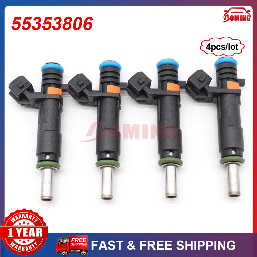 for Chevrolet Trax for Cruze for Vauxhall , for Opel Insignia 55353806 Fuel Injector 4-Piece Kit