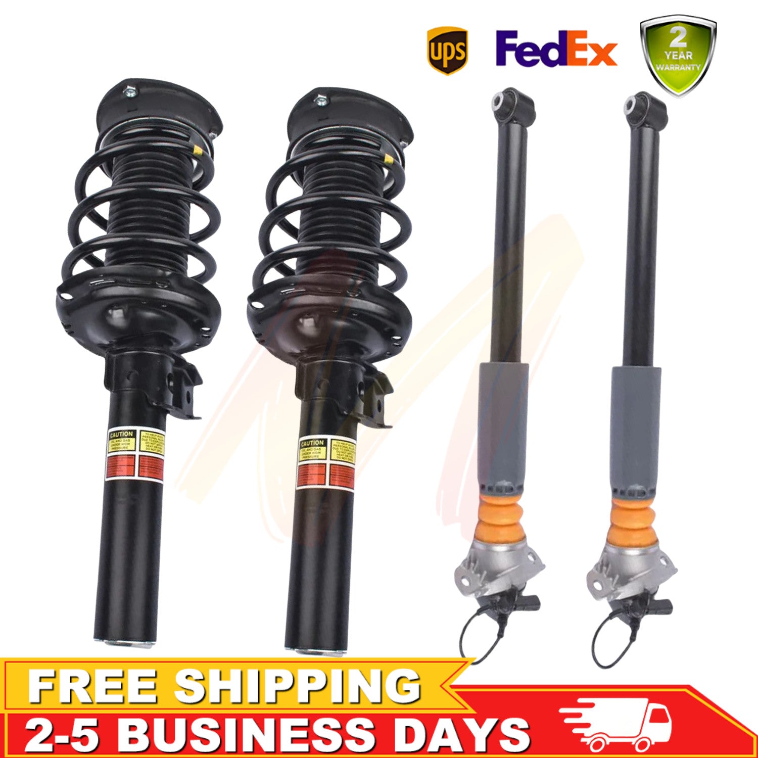 2-piece rear shock absorber struts with PASM for Porsche Macan 95B 2015 - 2020 #95B513035K