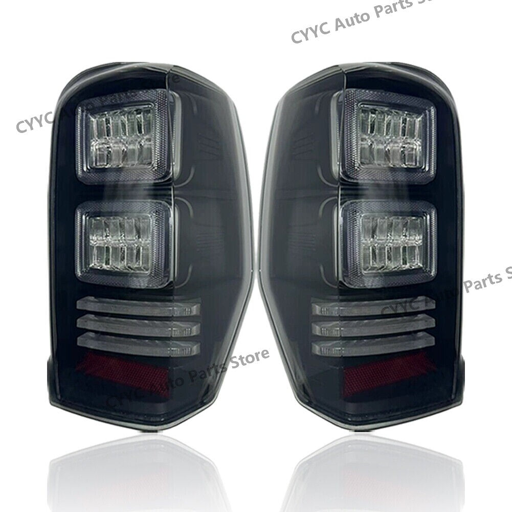 LeftRight Black Trim LED Tail Light Lamp for Mitsubishi L200 Triton 2019-2024