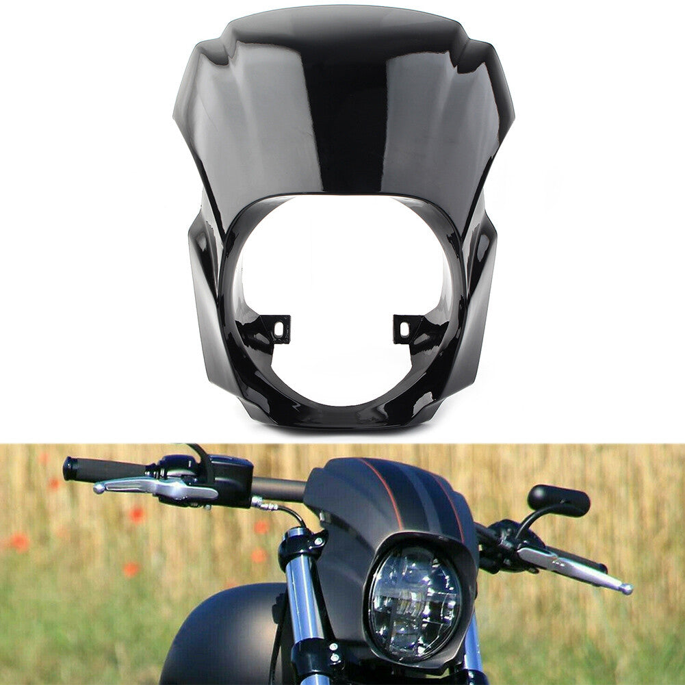 Front Headlight Fairing Cover Fit for Harley Softail Breakout 2018-22 19 Mask Black