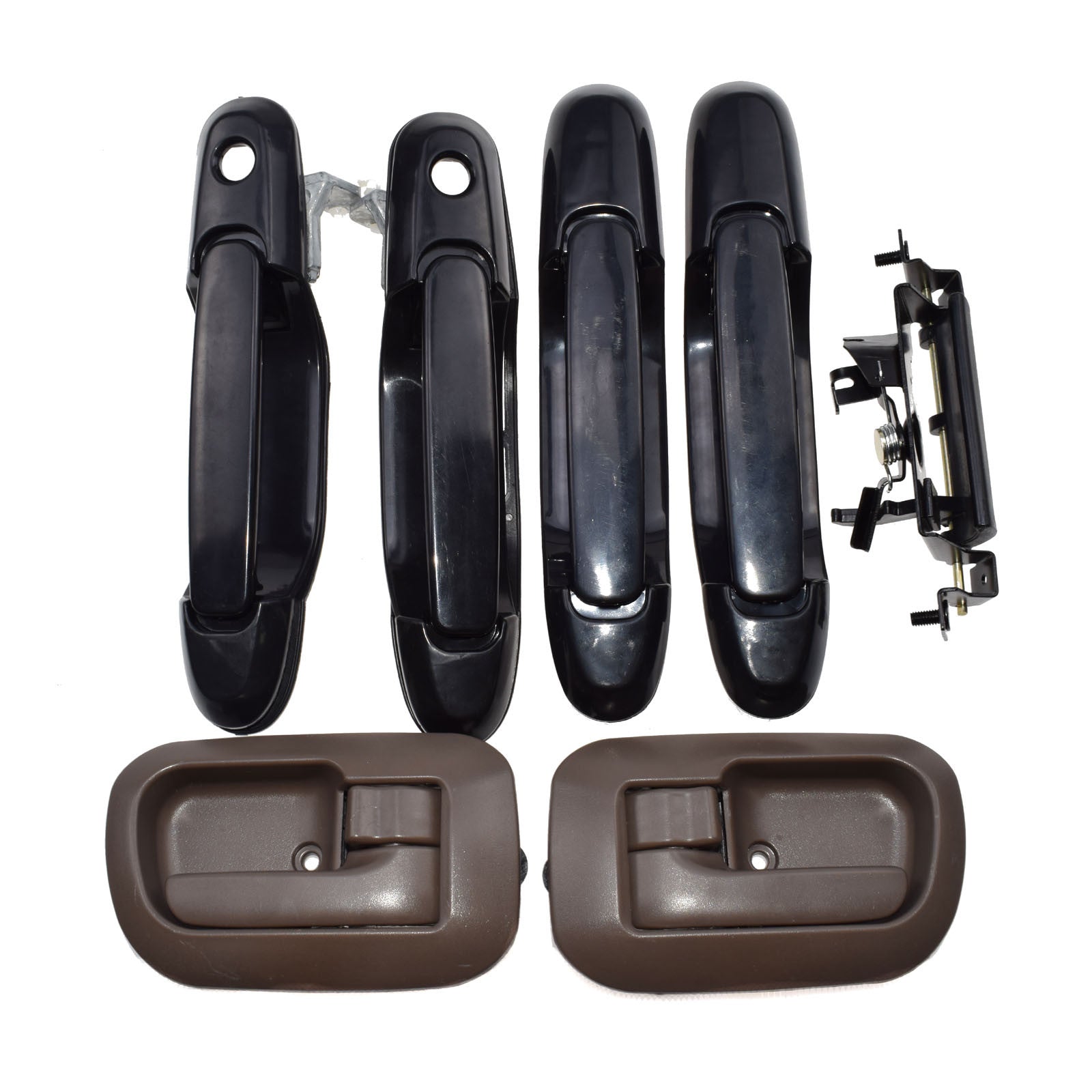 Brown interior and exterior door handle set for 98-03 for Toyota for Sienna