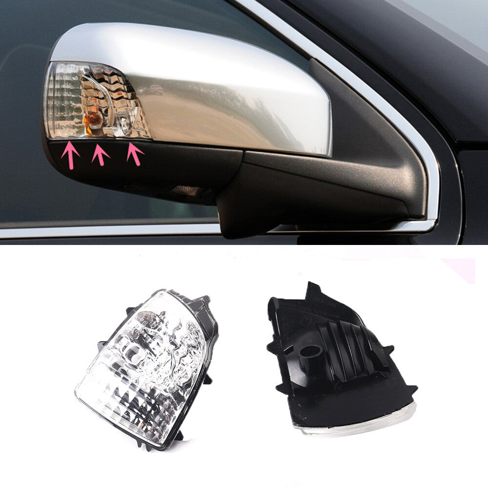 Pair Left+Right Door Mirror Turn Signal Lamps Corner Lens For 2007-14 for Volvo XC90