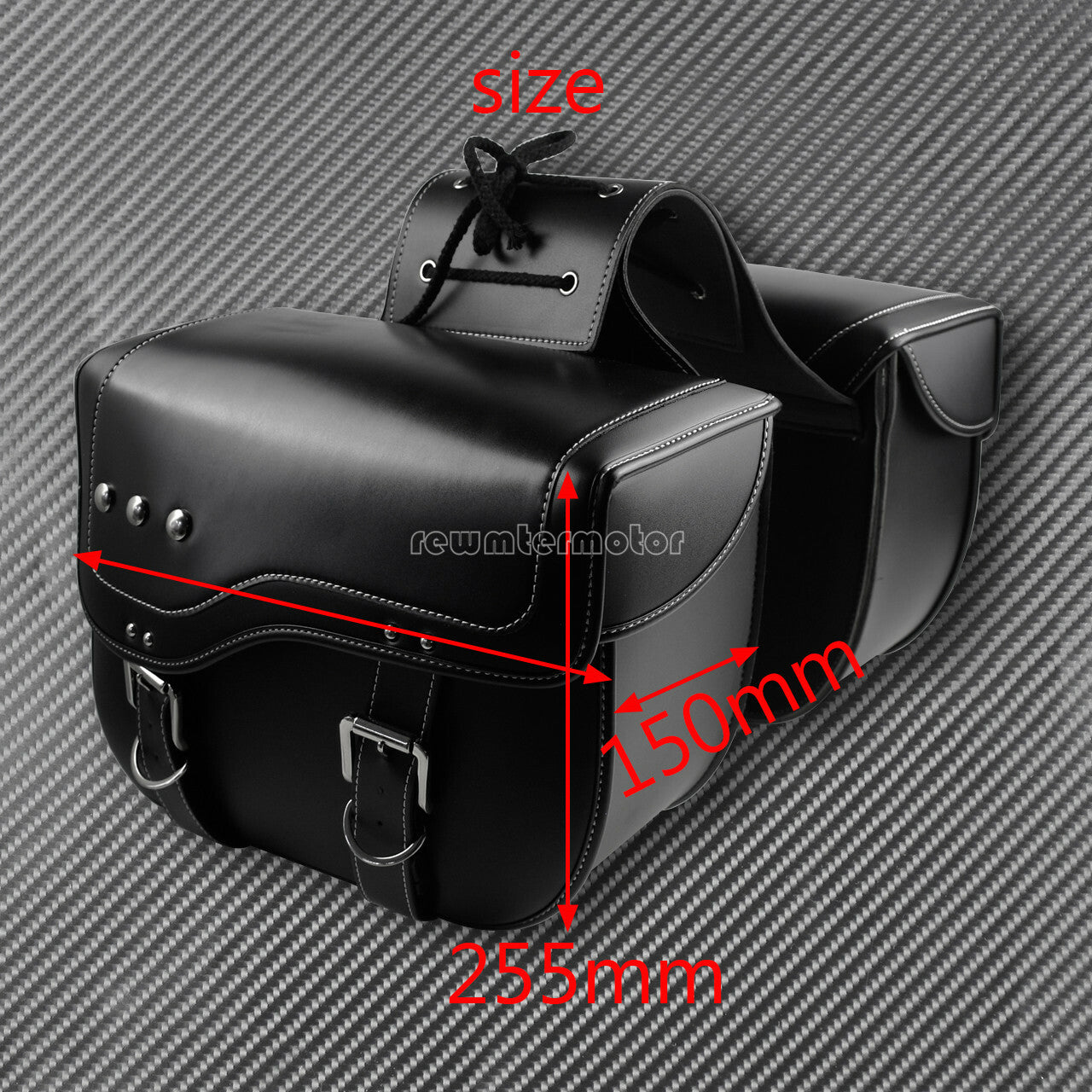 2pc Motorcycle Saddle Bag Bike Side Storage Fork Tool Pouch Fit for Harley XL883