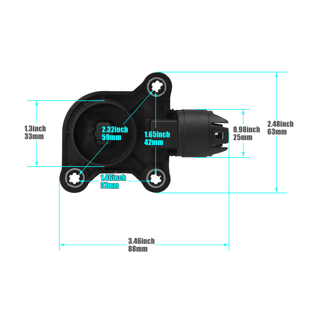 Variable timing eccentric shaft sensor 11377524879 is suitable for BMW 128I, 323I, 325I, and 525I models.