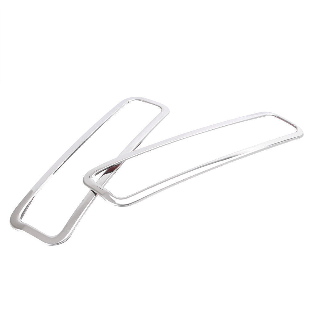 for Cadillac SRX 2010-2015 11 Chrome 2x Car Rear Fog Light Lamp Cover Deco Trims
