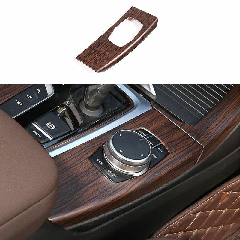 Fit for BMW X3 G01 X4 18-21 Pine Wood Grain Middle Console Multimedia Panel Trim