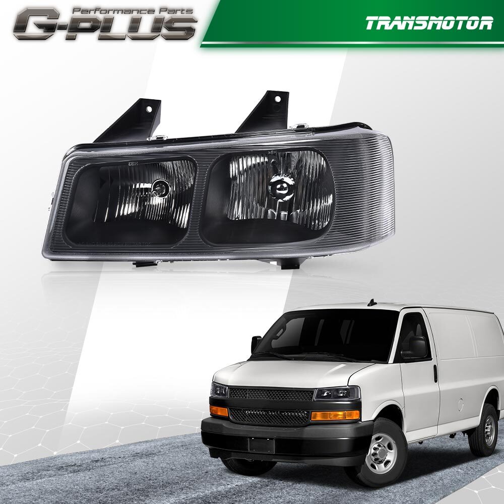 Suitable for 03-23 for Chevrolet Express for GMC Savana Van Left Driver with black side lights