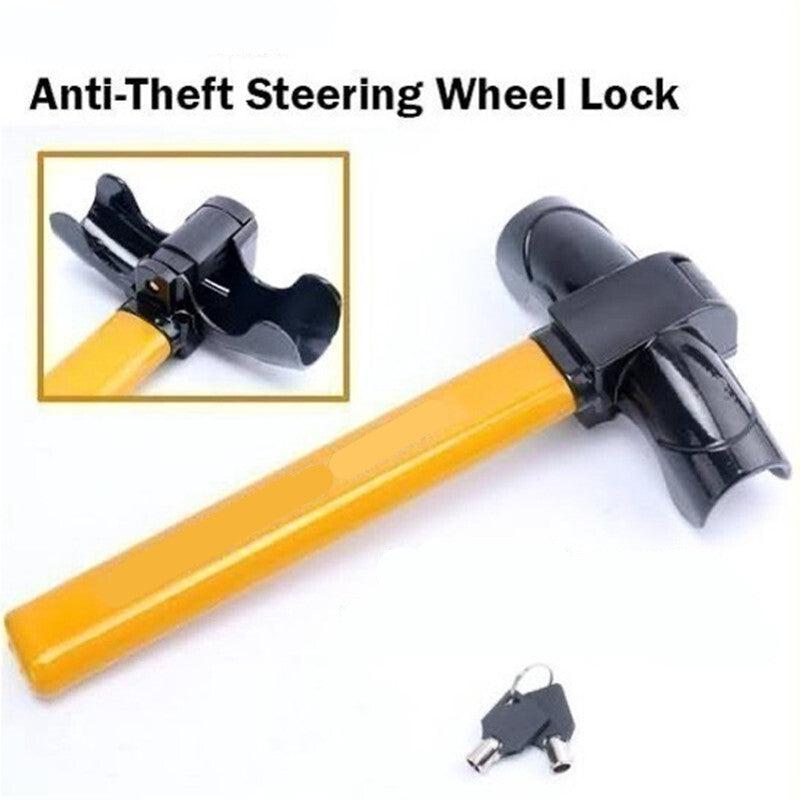 Car Steering Wheel Lock Heavy Duty Anti-theft Security Rotary Steering Wheel Kit