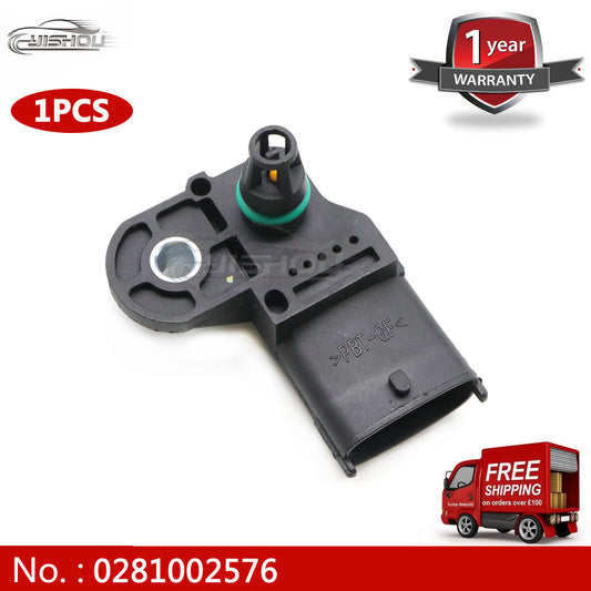Manifold pressure sensors are suitable for Volvos 0281002743, 0281002576, 20524936, and 3968437.