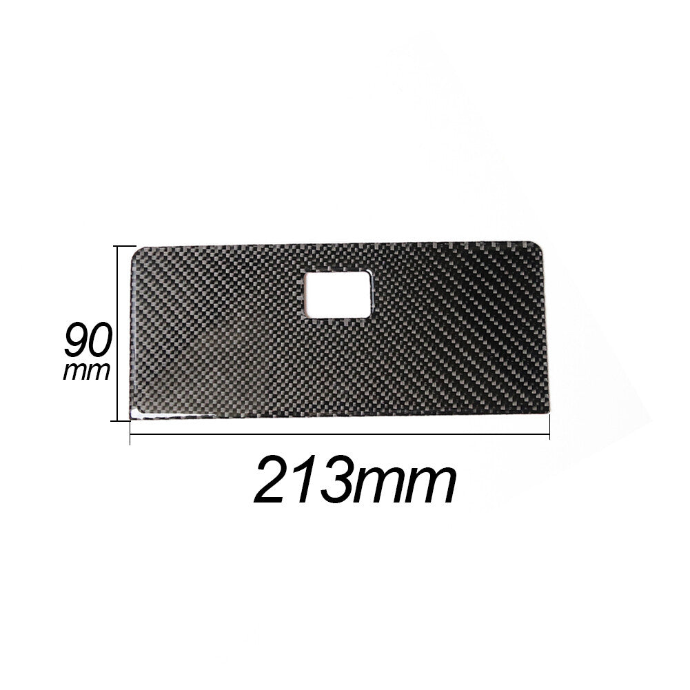 Carbon Fiber Central Storage Box Panel Cover Trim for Dodge Journey 2009-2010