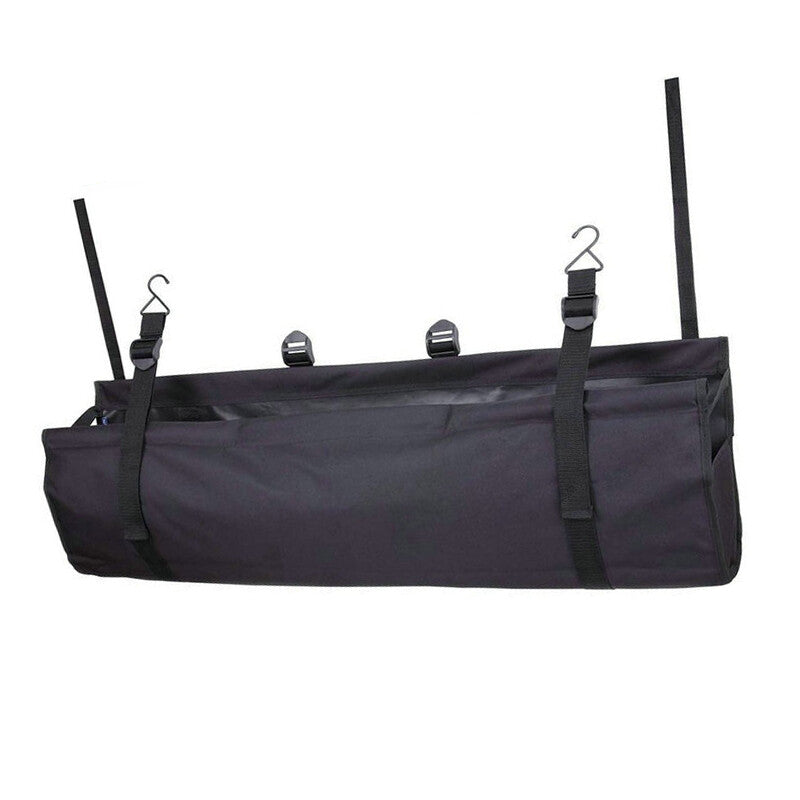 Car and truck trunk cargo storage bag, foldable storage bag box and hook, 1 piece