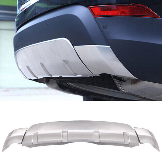 for Land Rover Discovery 5 2017-2020 Silver Rear Skid Plate Bumper Board Guard
