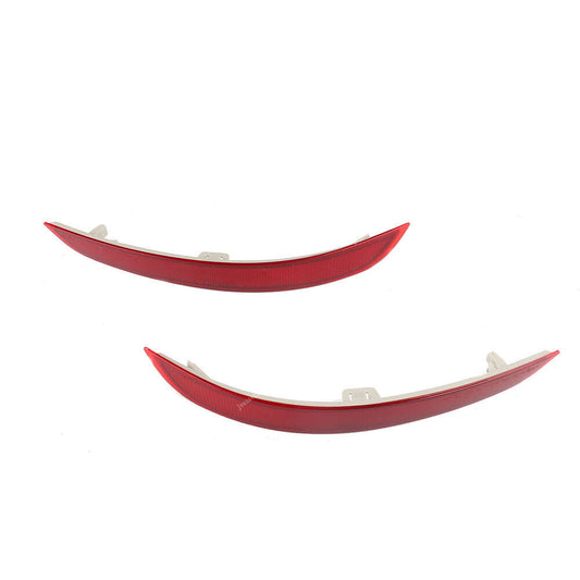 2Pcs LH RH Rear Bumper Reflector Brake Light Trim Fit for BMW F15 X5 2014-2017