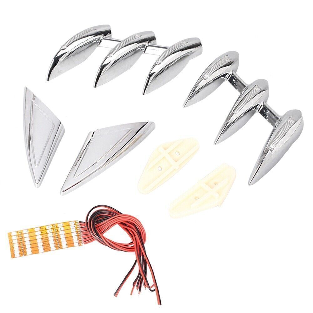 Chrome Fender Fork Tower Accents Set for Honda Goldwing GL1800 2001-2011 2002 03