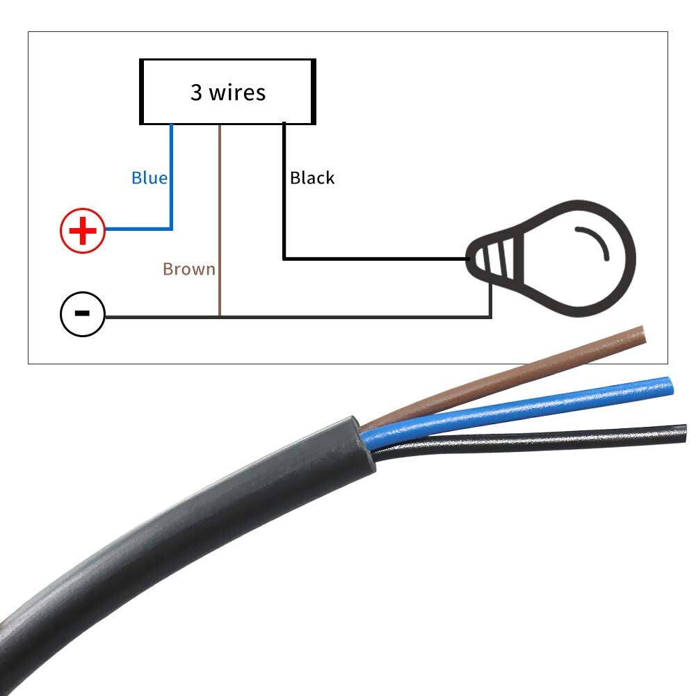12V Waterproof ON OFF Switch 22mm Universal Motorcycle Handlebar Headlight