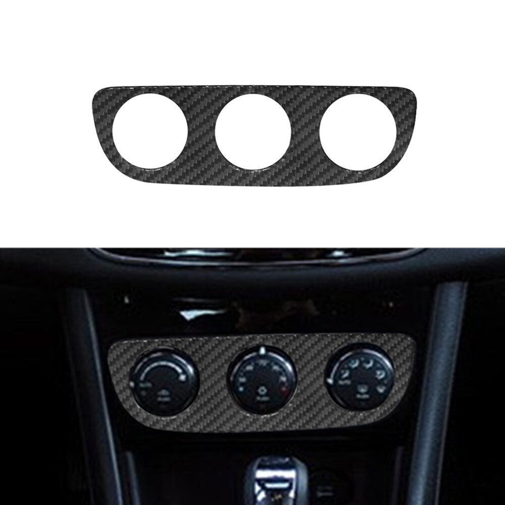 Carbon Fiber Climate Control Inner Frame Cover Trim for Chrysler 200 2011-2014