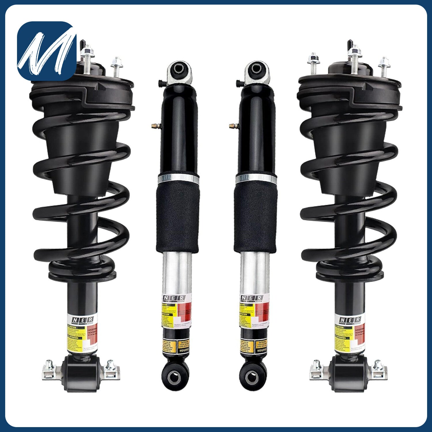 Pair Front Left Right Shock Absorber Struts VDC Fits for BMW X5 X6 E70 E71 2007-2014