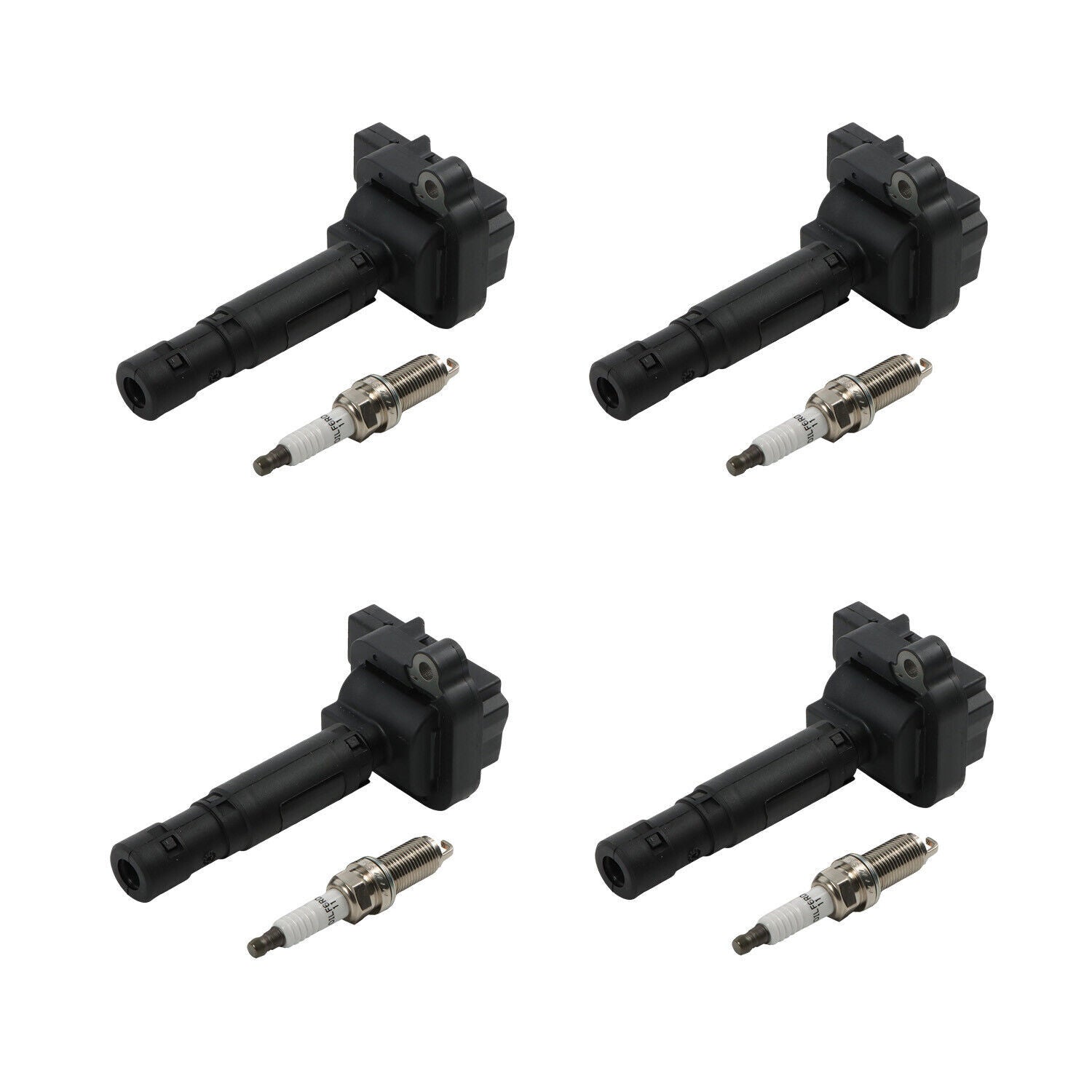 4pcs ignition coils+ Iridium Spark Plugs for Mercedes C230 2003-2005 UF555+4704