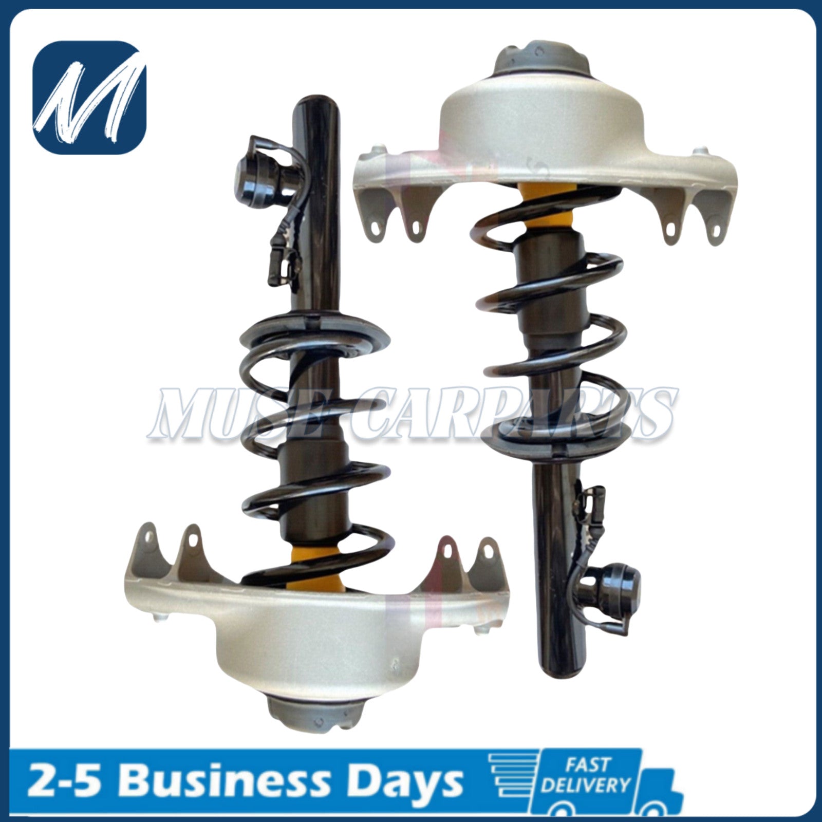 Pair Rear Shock Absorber Strut ADS for Mercedes S211 E350 E500 E55 E63 2004-2009