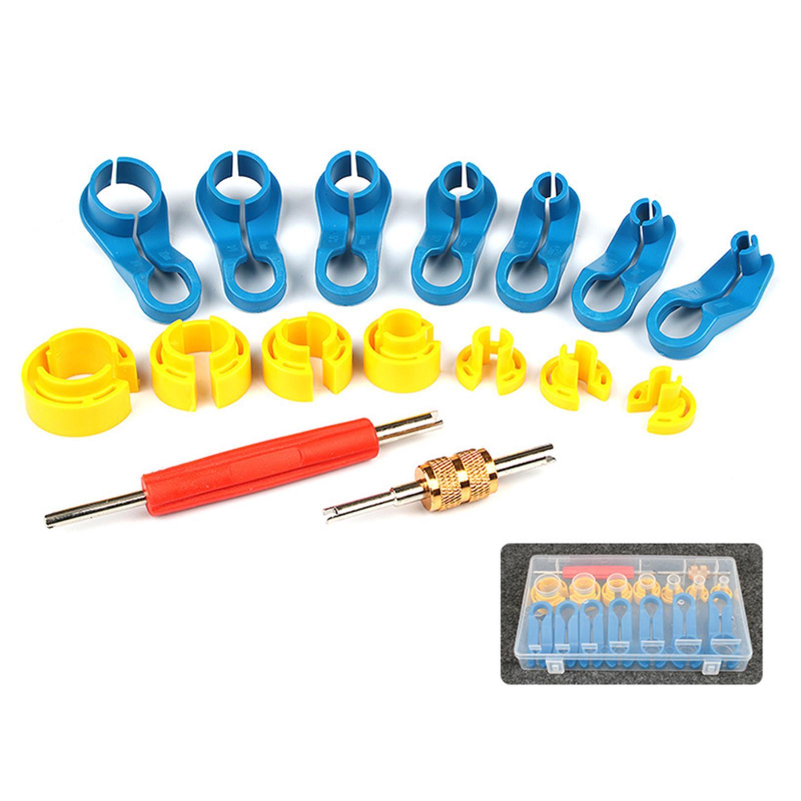 16x 6-22mm AC Disconnect Fuel Line Release Tool Car Removal Tool Kit With Box r