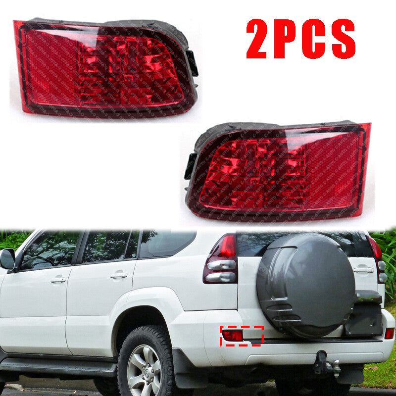 for Toyota for Land Cruiser Prado 120 Series 2002-2009 Pair Rear Bumper Tail Light