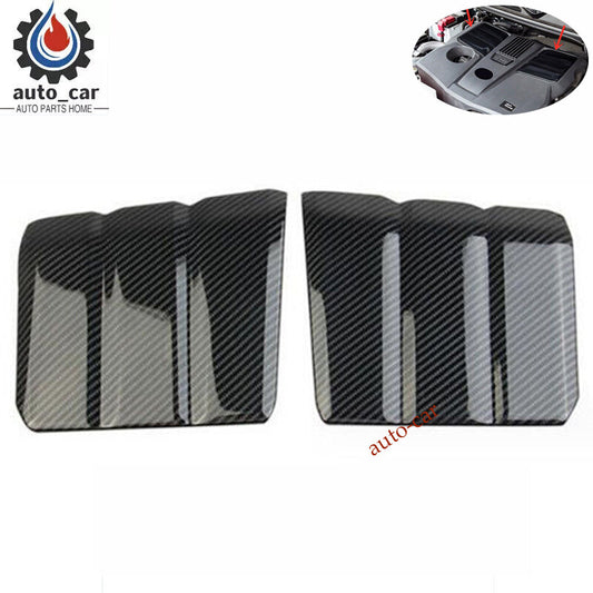 It is suitable for Toyota Tundra 2022-2024 carbon fiber engine hood cover trim F