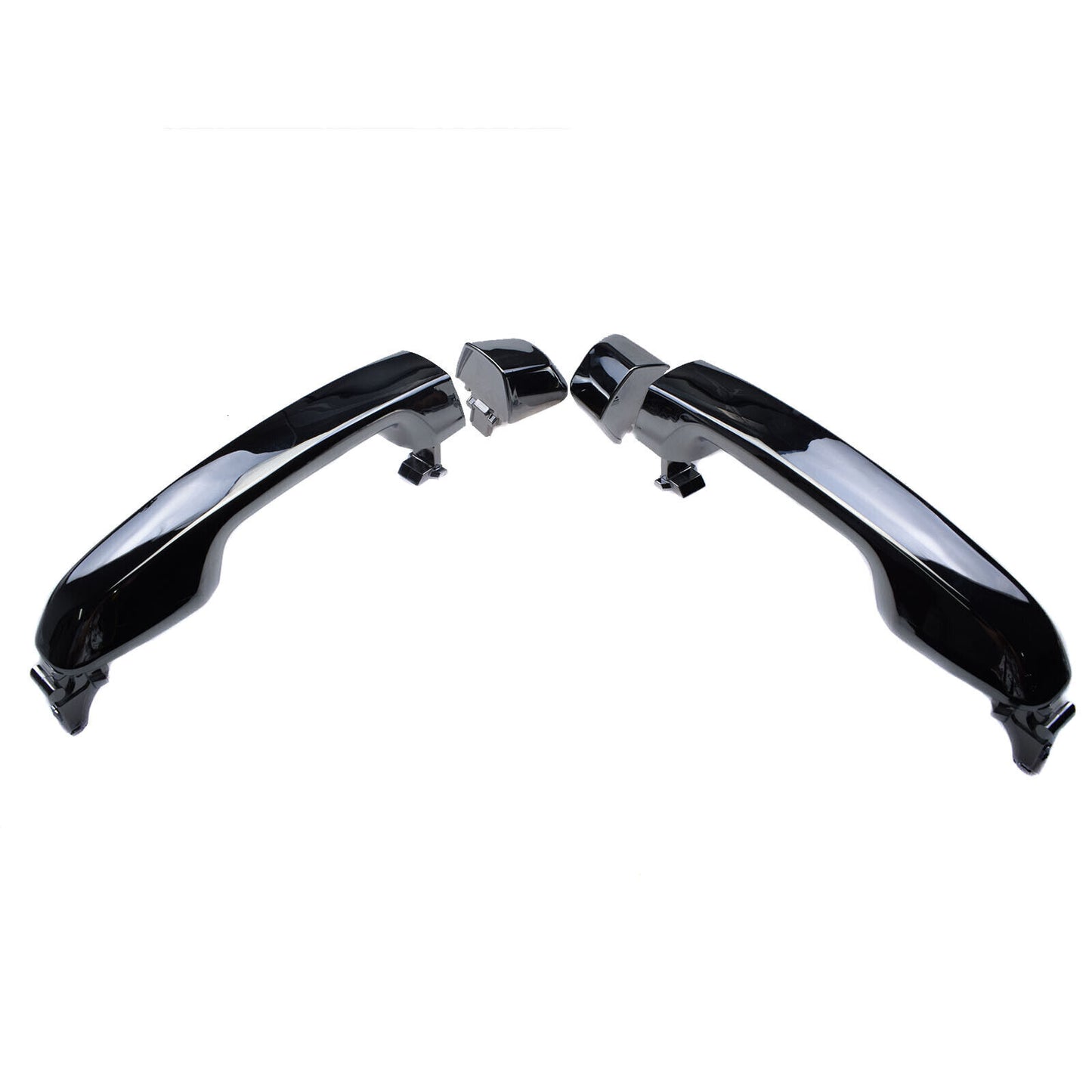 for Toyota 4Runner for Lexus GX460 Pair Chrome Exterior Door Handle Rear Left Right