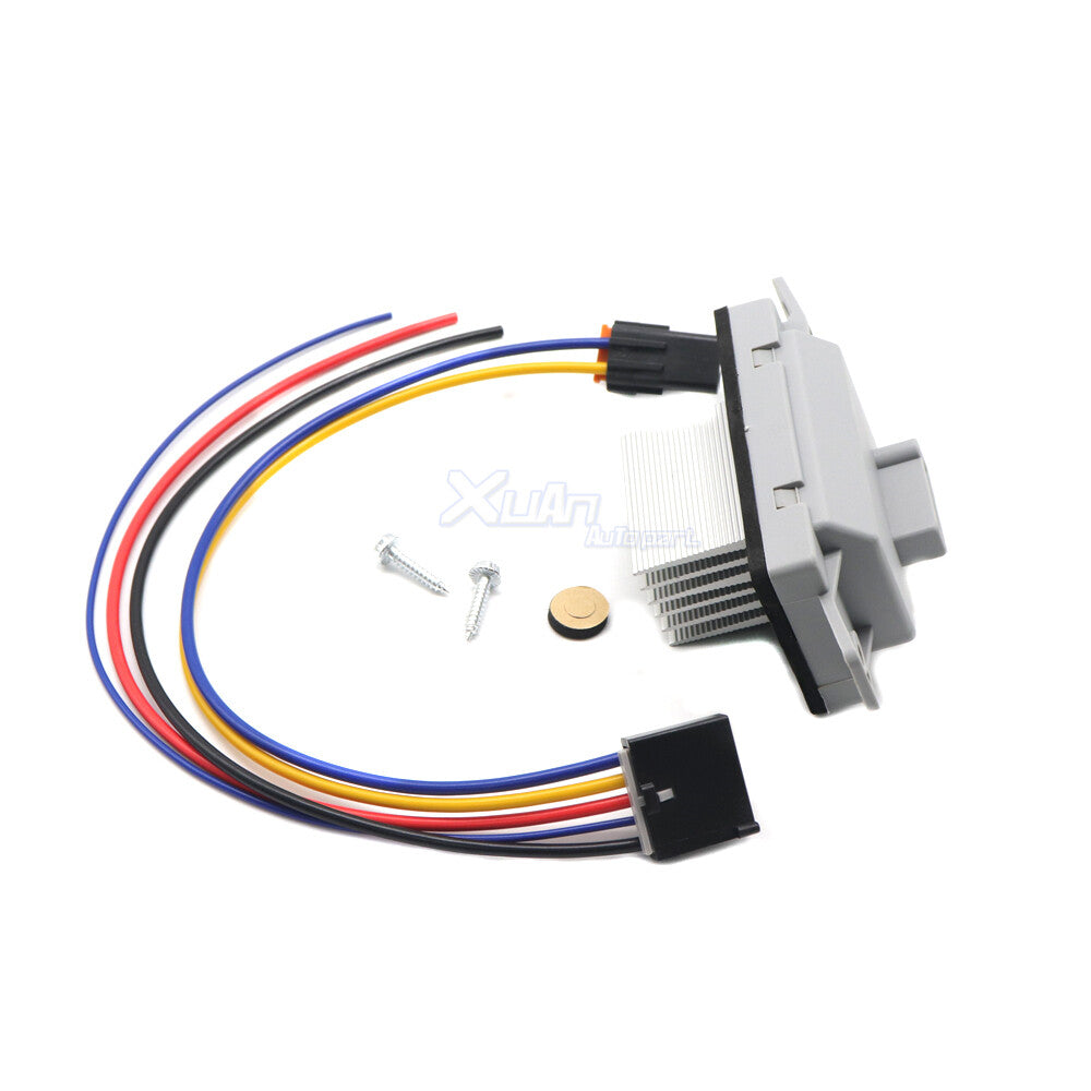 15-81773 is a resistor module for the blower motor of the air conditioning heater in the for Chevrolet Tahoe Trailblazer.