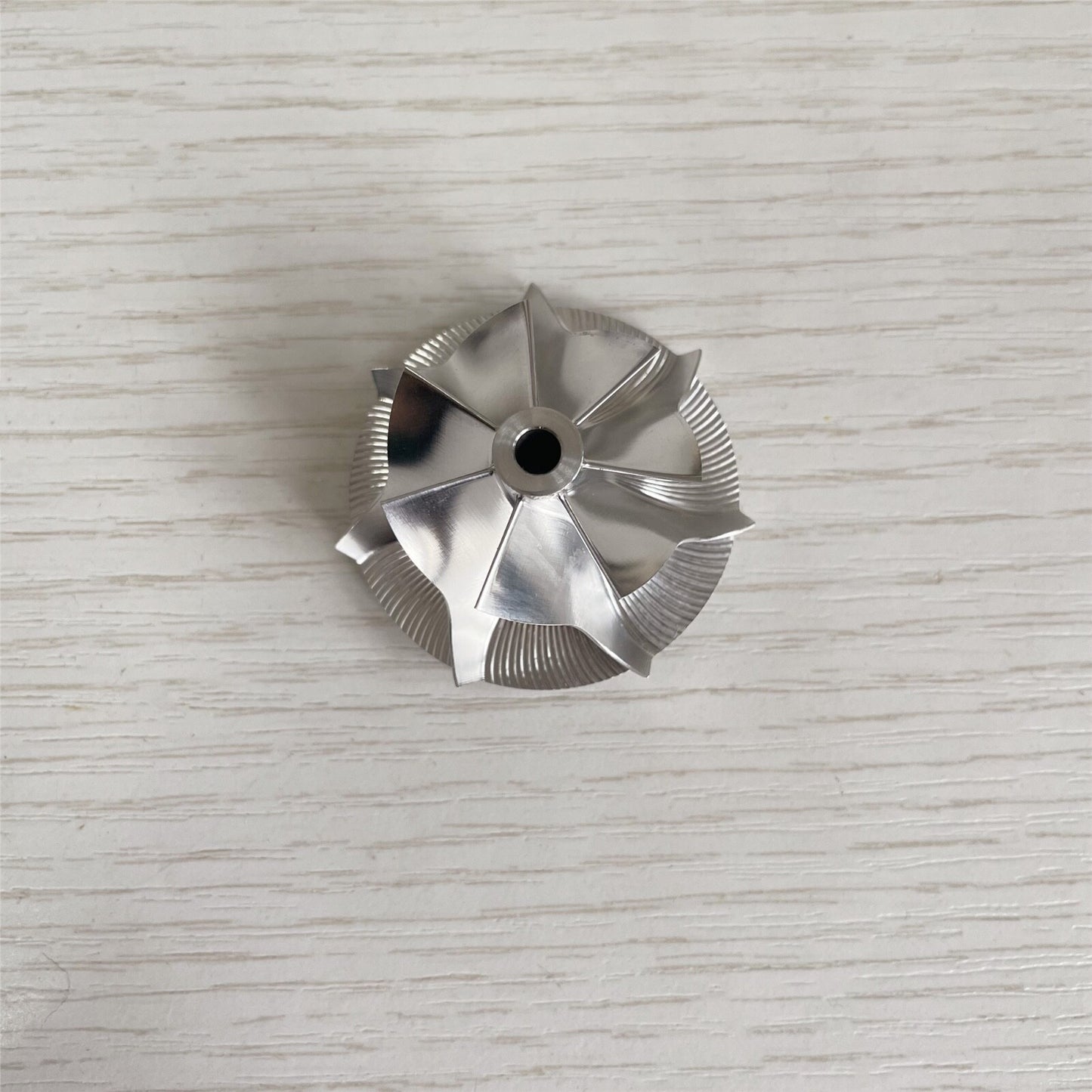 KP35 29.50/41.00mm 1541/2004 7+0 Blade High-Performance Steel Billet Compressor Wheel